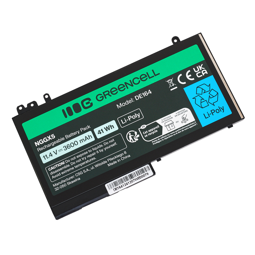 NGGX5 baterija za Dell Latitude E5470, E5270, E5570, E5750, E5250, E5450, E5550 (DE164)